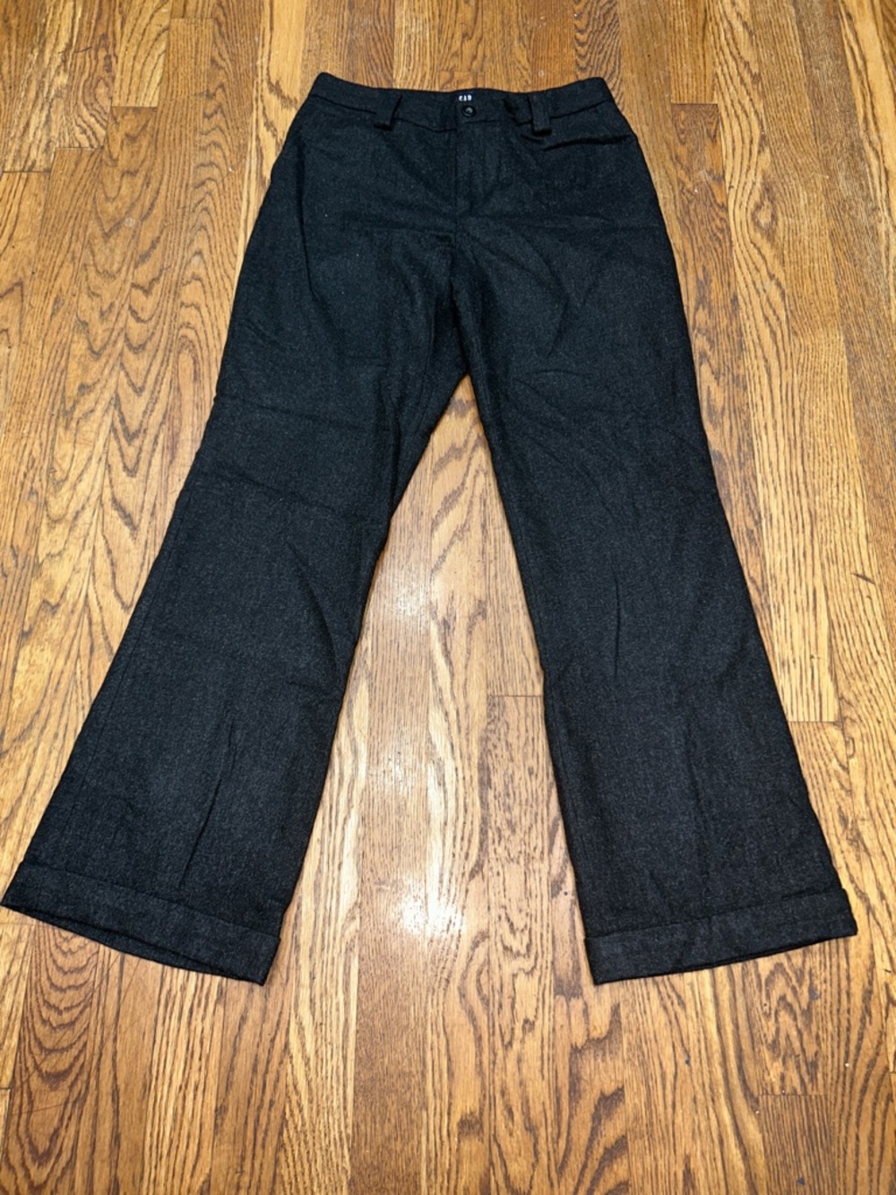 GAP Women’s Dark Charcoal Gray Wool Dress Pants Size 6